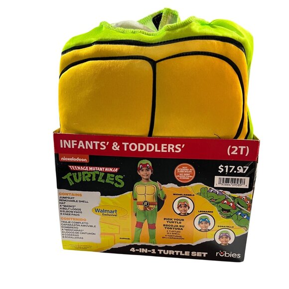 Teenage Mutant Ninja Turtles 4-In-1 Costume Set 2T - Picture 1 of 6